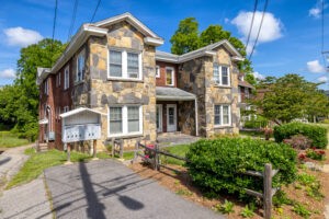 Stone and brick building