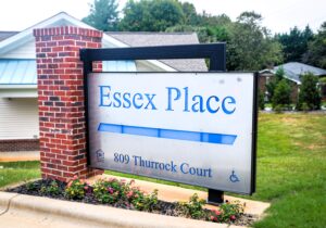 Essex Place Apartment complex sign