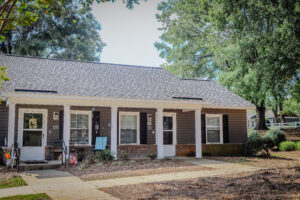 Single Story Apartments with front porch