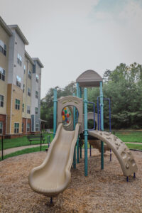 Play ground with slide