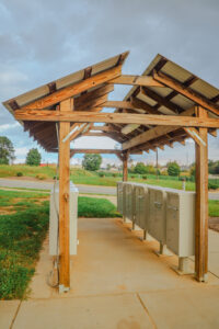 Covered mailboxes