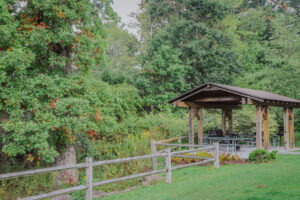 Covered picnic area