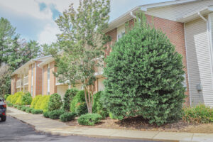 Two story apartment complex