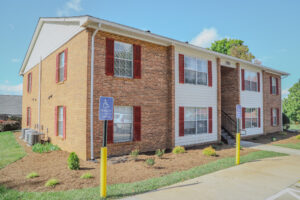 Two story apartment building