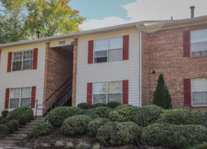 Two story apartment building