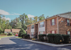 Two story apartment building