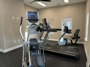 Workout Room with Equipment