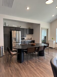 Community Kitchen and Dining Area