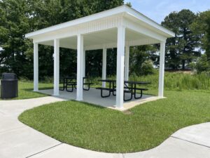 Covered picnic area