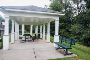 Covered picnic area