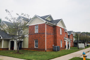 Two story apartment complex