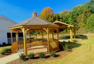 Gazebo and covered picnic area